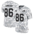 Silnrao B.Bills B.Bills #86 Dalton Kincaid Player Arctic Camo Salute to Service Limited Stitched Jerseys