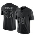 Silnrao B.Bills #86 Dalton Kincaid Player Black RFLCTV Limited  Stitched Jerseys