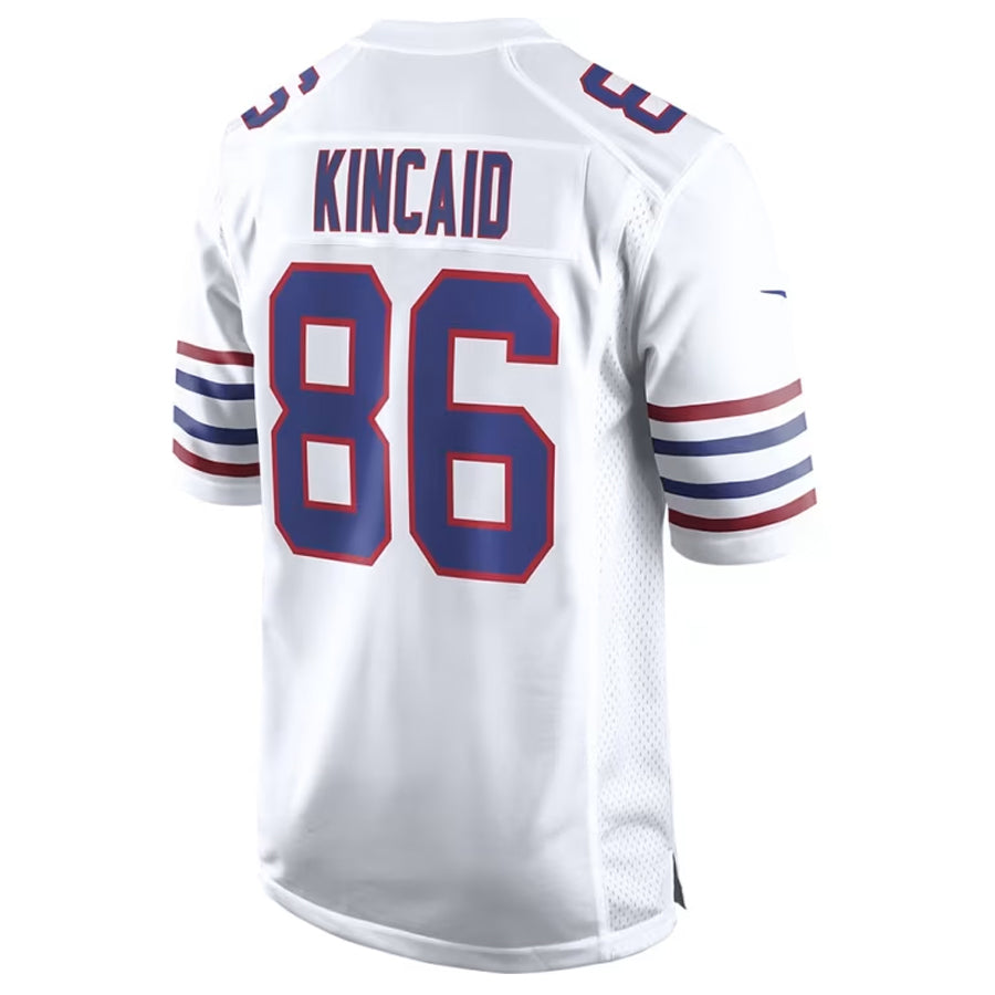 Silnrao B.Bills #86 Dalton Kincaid Player White Alt Game Stitched Jerseys
