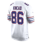 Silnrao B.Bills #86 Dalton Kincaid Player White Alt Game Stitched Jerseys
