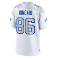 Silnrao B.Bills #86 Dalton Kincaid Player White Rivalries Collection Game Stitched Jerseys
