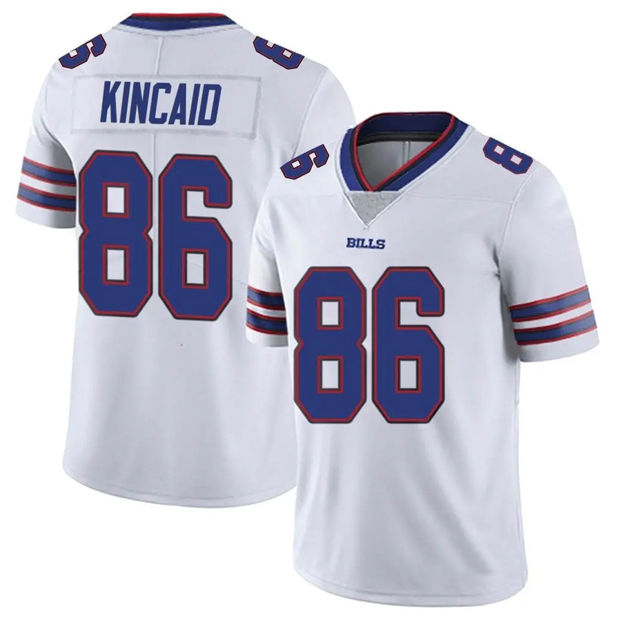Silnrao B.Bills #86 Dalton Kincaid Player White Vapor F.U.S.E. Limited  Stitched Jerseys