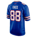 Silnrao B.Bills #88 Dawson Knox Royal Game Stitched Jerseys