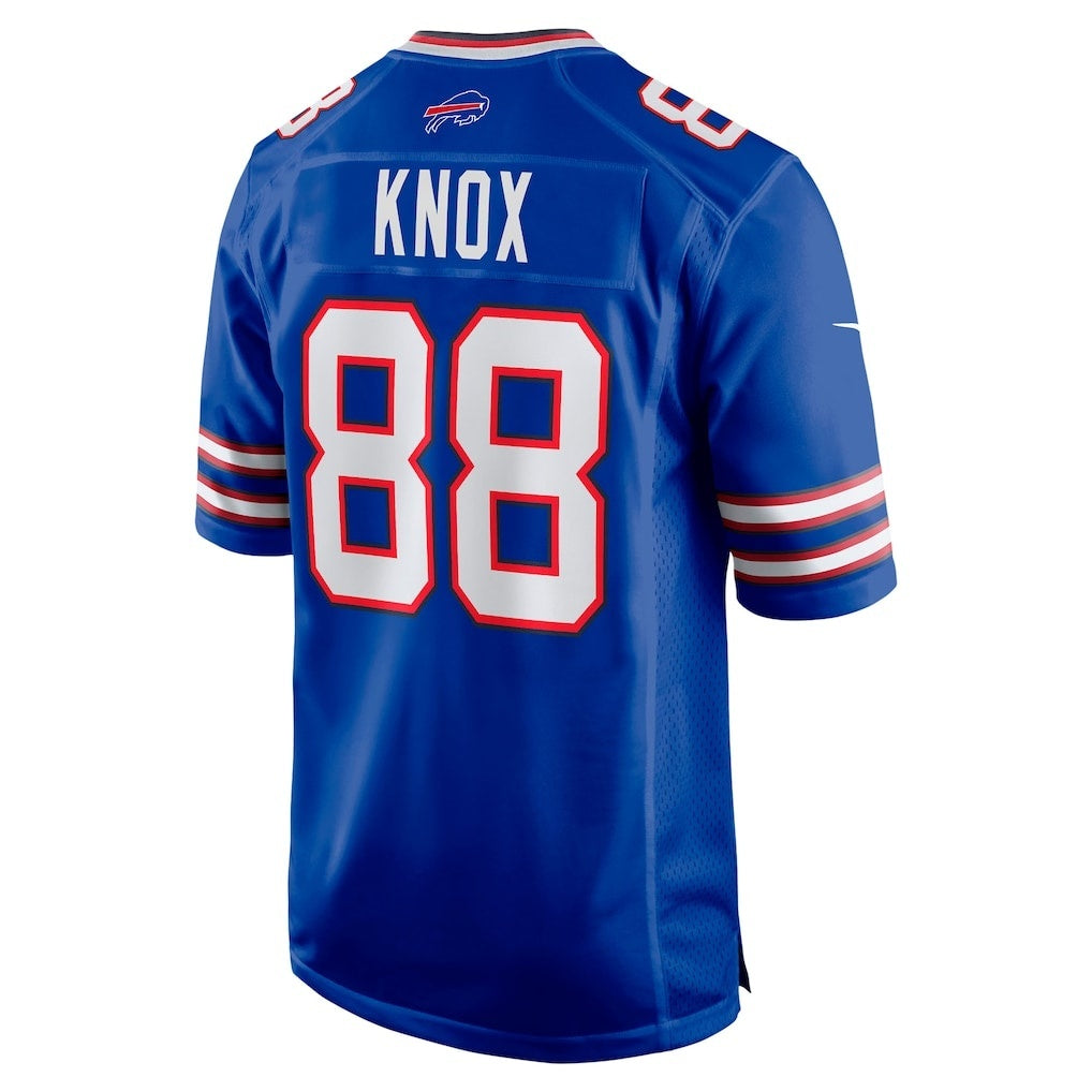 Silnrao B.Bills #88 Dawson Knox Royal Game Stitched Jerseys