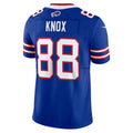 Silnrao B.Bills #88 Dawson Knox Royal Vapor F.U.S.E. Limited Stitched Jerseys