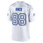 Silnrao B.Bills #88 Dawson Knox White 2025 Rivalries Collection Game Stitched Jerseys