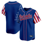 Silnrao B.Orioles Royal Independence Day Vapor Premier Limited Home Game Blank Player Stitched Jerseys