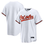 Silnrao B.Orioles White Home Game Blank Player Stitched Jerseys