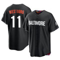 Silnrao B.Orioles #11 Jordan Westburg Player Black City Connect Home Game Stitched Jerseys