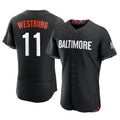Silnrao B.Orioles #11 Jordan Westburg Player Black City Connect Limited Elite Home Game Stitched Jerseys