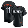 Silnrao B.Orioles #11 Jordan Westburg Player Black City Connect Limited Home Game Stitched Jerseys