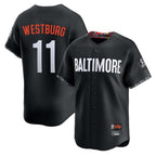 Silnrao B.Orioles #11 Jordan Westburg Player Black City Connect Limited Home Game Stitched Jerseys