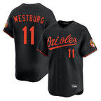 Silnrao B.Orioles #11 Jordan Westburg Player Black Limited Home Game Stitched Jerseys