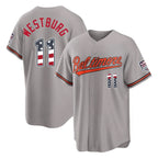 Silnrao B.Orioles #11 Jordan Westburg Player Gray USA 250 Fourth of July Home Game Stitched Jerseys