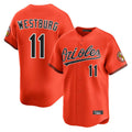 Silnrao B.Orioles #11 Jordan Westburg Player Orange Limited Home Game Stitched Jerseys