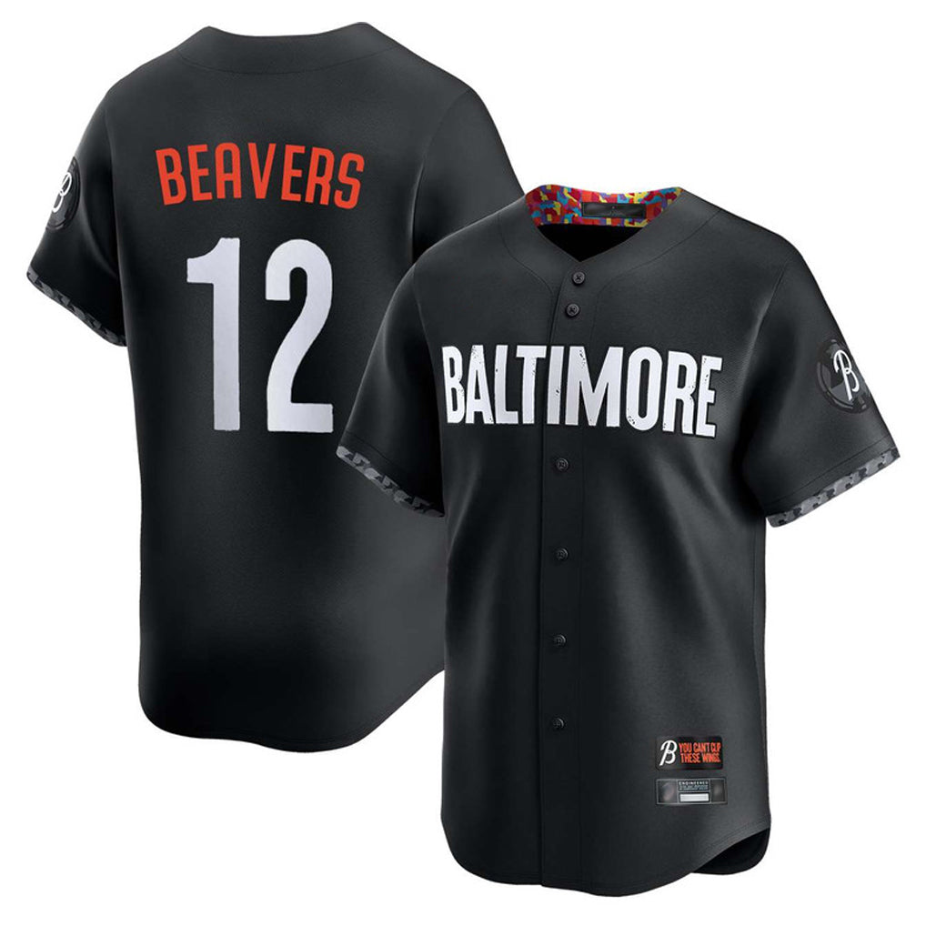 Silnrao B.Orioles #12 Dylan Beavers Player Black City Connect Limited Home Game Stitched Jerseys