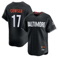 Silnrao B.Orioles #17 Colton Cowser Player Black City Connect Limited Home Game Stitched Jerseys