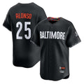 Silnrao B.Orioles #25 Pete Alonso Player Black City Connect Limited Home Game Stitched Jerseys