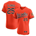 Silnrao B.Orioles #25 Pete Alonso Player Orange Limited Elite Home Game Stitched Jerseys