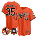 Silnrao B.Orioles #35 Adley Rutschman Player Gray Home Game Stitched Jerseys