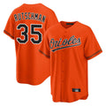 Silnrao B.Orioles #35 Adley Rutschman Player Orange Home Game Stitched Jerseys