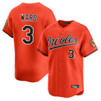 Silnrao B.Orioles #3 Taylor Ward Player Orange Limited Home Game Stitched Jerseys