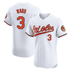 Silnrao B.Orioles #3 Taylor Ward Player White Limited Elite Home Game Stitched Jerseys