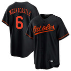 Silnrao B.Orioles #6 Ryan Mountcastle Player Black Home Game Stitched Jerseys