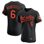 Silnrao B.Orioles #6 Ryan Mountcastle Player Black Limited Elite Home Game Stitched Jerseys