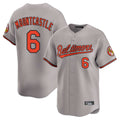 Silnrao B.Orioles #6 Ryan Mountcastle Player Gray Limited Home Game Stitched Jerseys