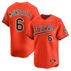 Silnrao B.Orioles #6 Ryan Mountcastle Player Orange Limited Home Game Stitched Jerseys