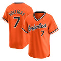 Silnrao B.Orioles #7 Jackson Holliday Player Orange T-shirt Limited Home Game Stitched Jerseys