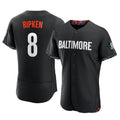 Silnrao B.Orioles #8 Cal Ripken Player Black City Connect Limited Elite Home Game Stitched Jerseys