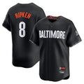 Silnrao B.Orioles #8 Cal Ripken Player Black City Connect Limited Home Game Stitched Jerseys