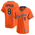 Silnrao B.Orioles #8 Cal Ripken Player Orange T-shirt Limited Home Game Stitched Jerseys