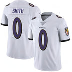 Silnrao B.Ravens #0 Roquan Smith Player White Vapor F.U.S.E. Limited Stitched Jerseys