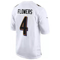 Silnrao B.Ravens #4 Zay Flowers Player Fashion White Game Stitched Jerseys