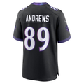 Silnrao B.Ravens #89 Mark Andrews Black Alternate Stitched Jerseys