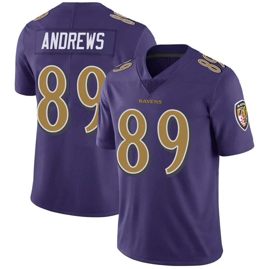 Silnrao B.Ravens #89 Mark Andrews Player Purple Legend Limited Jerseys