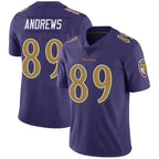Silnrao B.Ravens #89 Mark Andrews Player Purple Legend Limited Jerseys