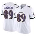Silnrao B.Ravens #89 Mark Andrews Player White Vapor F.U.S.E. Limited  Stitched Jerseys