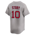 Silnrao B.Red Sox #10 Trevor Story Player Gray Road Limited Home Game Stitched Jerseys