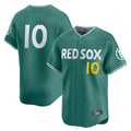 Silnrao B.Red Sox #10 Trevor Story Player Green City Connect Limited Home Game Stitched Jerseys1
