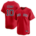 Silnrao B.Red Sox #10 Trevor Story Player Red Limited Home Game Stitched Jerseys1