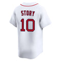 Silnrao B.Red Sox #10 Trevor Story Player White Limited Home Game Stitched Jerseys
