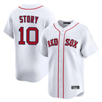 Silnrao B.Red Sox #10 Trevor Story Player White Limited Home Game Stitched Jerseys1