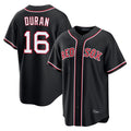 Silnrao B.Red Sox #16 Jarren Duran Player Black Out Home Game Stitched Jerseys