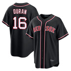 Silnrao B.Red Sox #16 Jarren Duran Player Black Out Home Game Stitched Jerseys