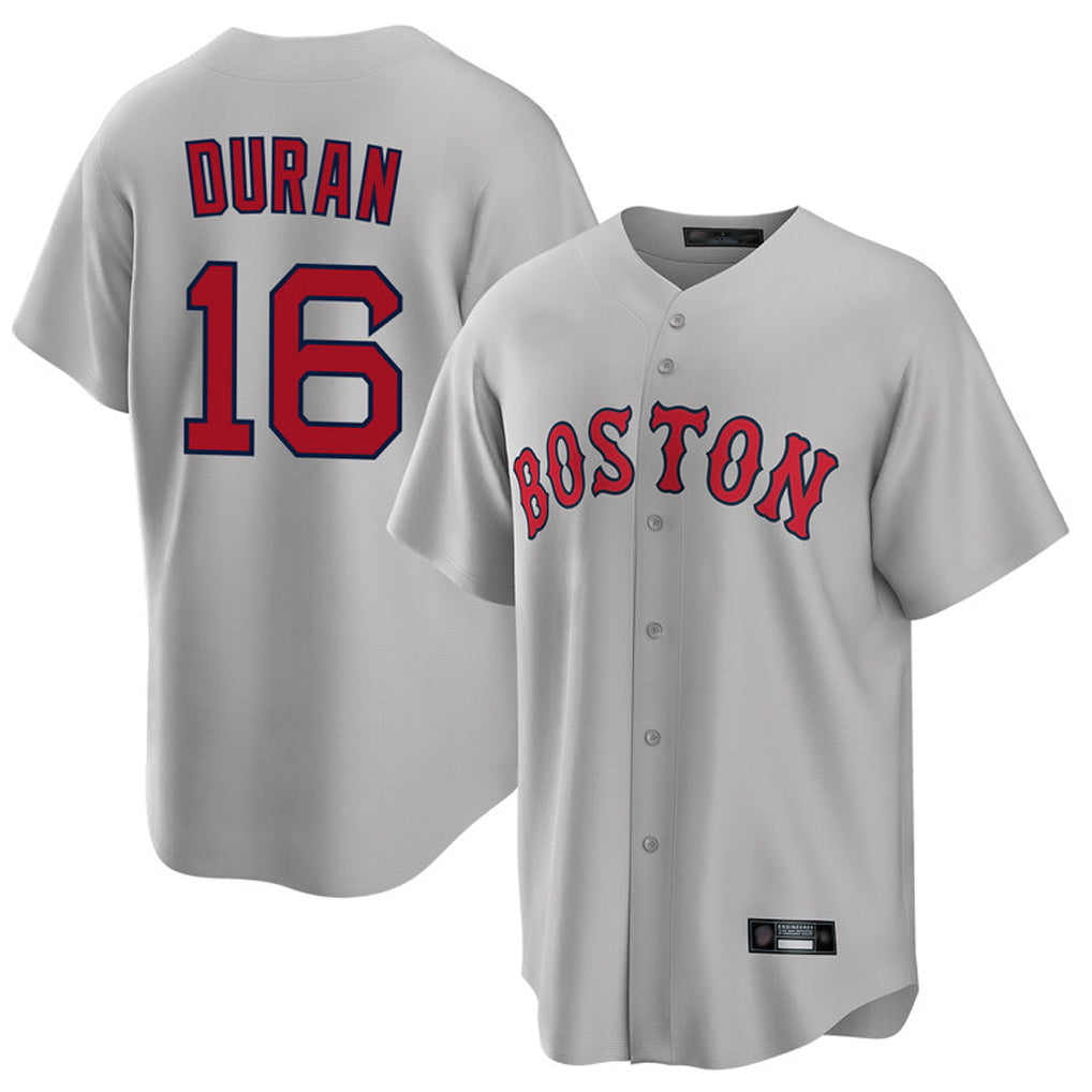Silnrao B.Red Sox #16 Jarren Duran Player Gray Road Home Game Stitched Jerseys1