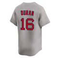 Silnrao B.Red Sox #16 Jarren Duran Player Gray Road Limited Home Game Stitched Jerseys